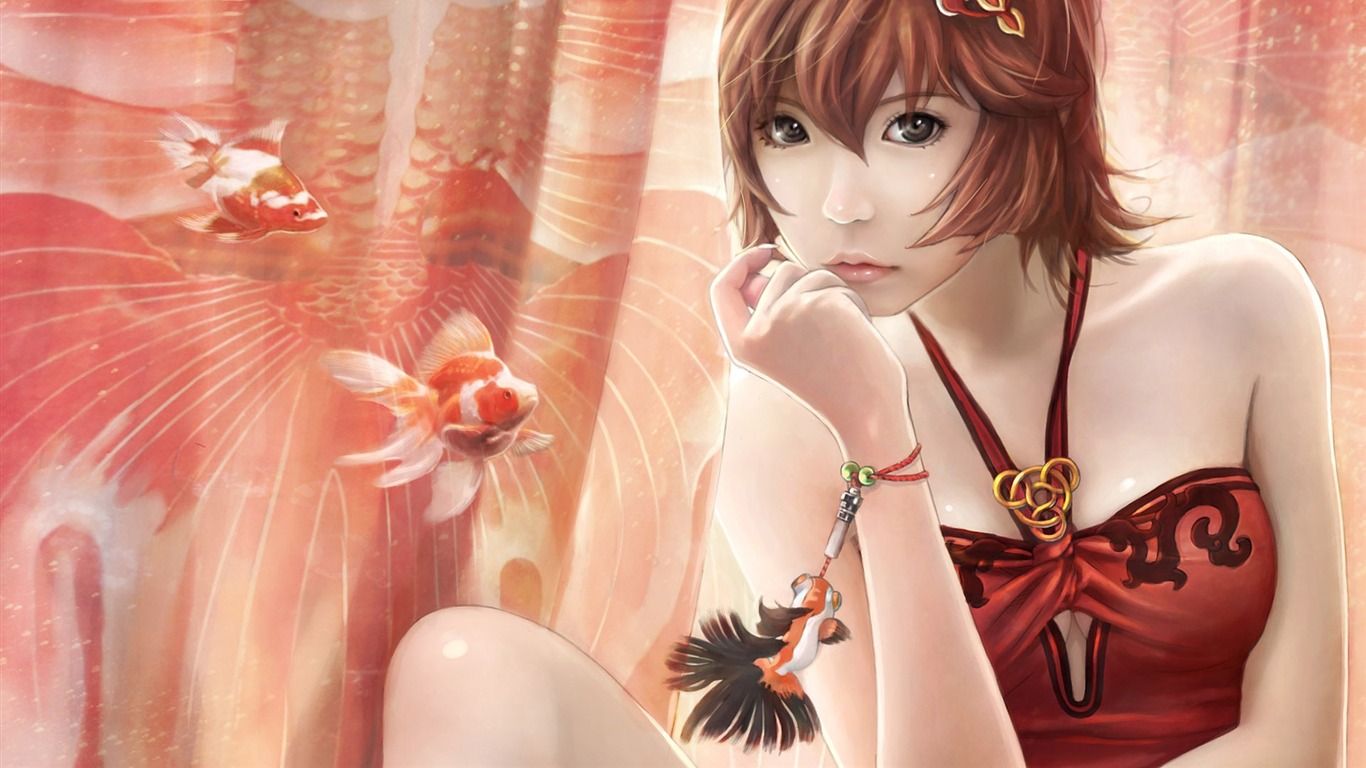 I-ChenLin CG HD Wallpapers Works #5 - 1366x768
