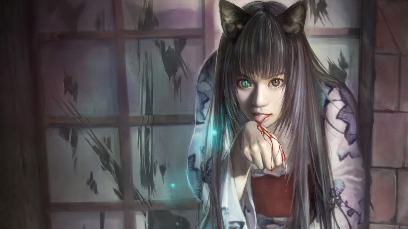 I-ChenLin CG作品 高清壁紙 #10 - 1366x768