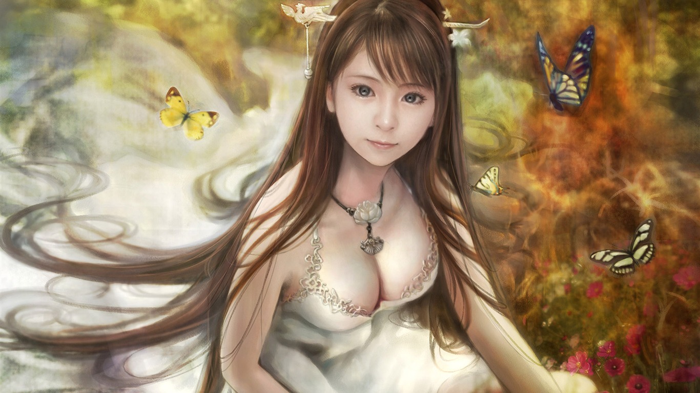 I-ChenLin CG HD Tapety práce #17 - 1366x768