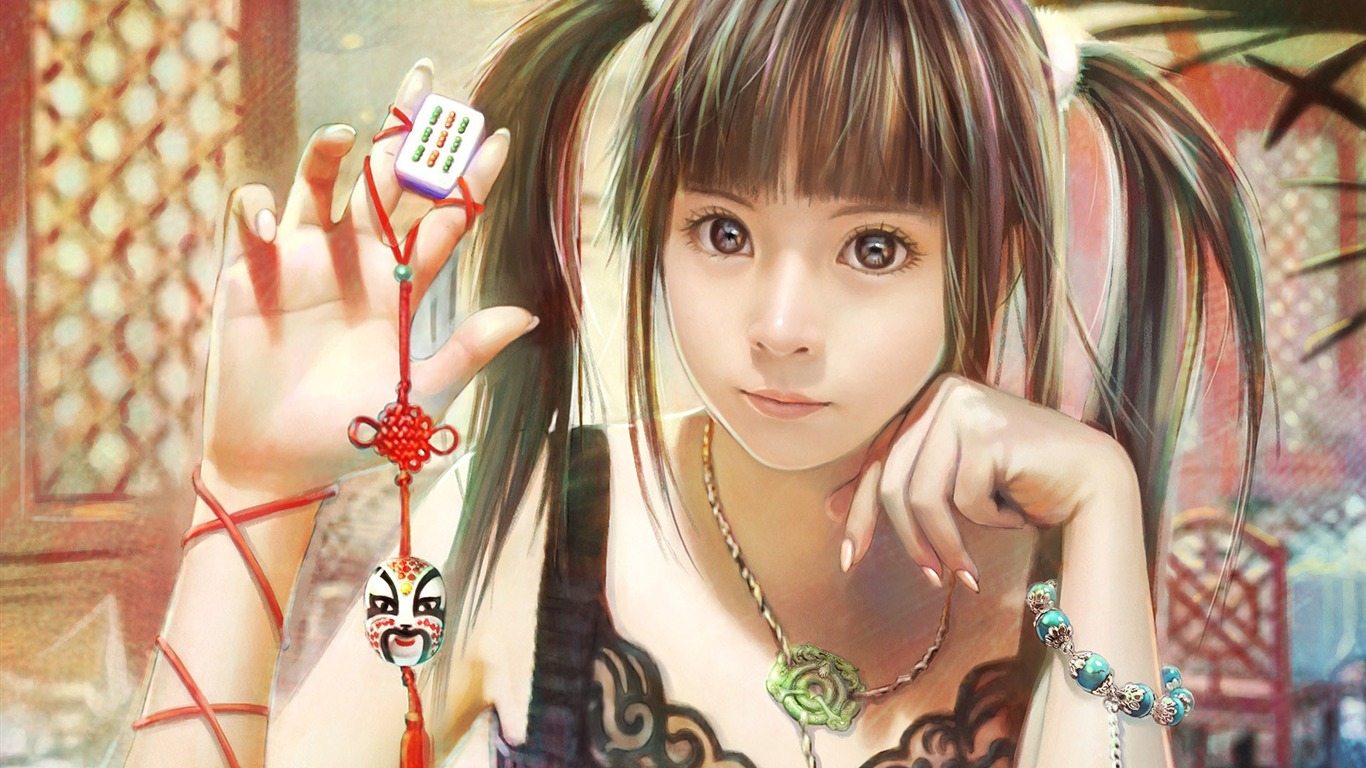 I-ChenLin CG HD Tapety práce #18 - 1366x768