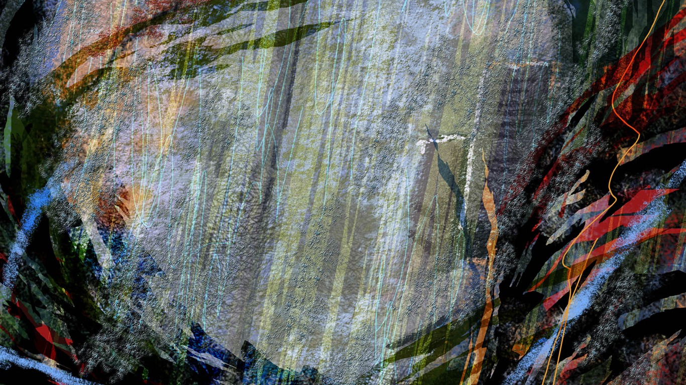 炫彩雜亂背景 壁紙(一) #2 - 1366x768