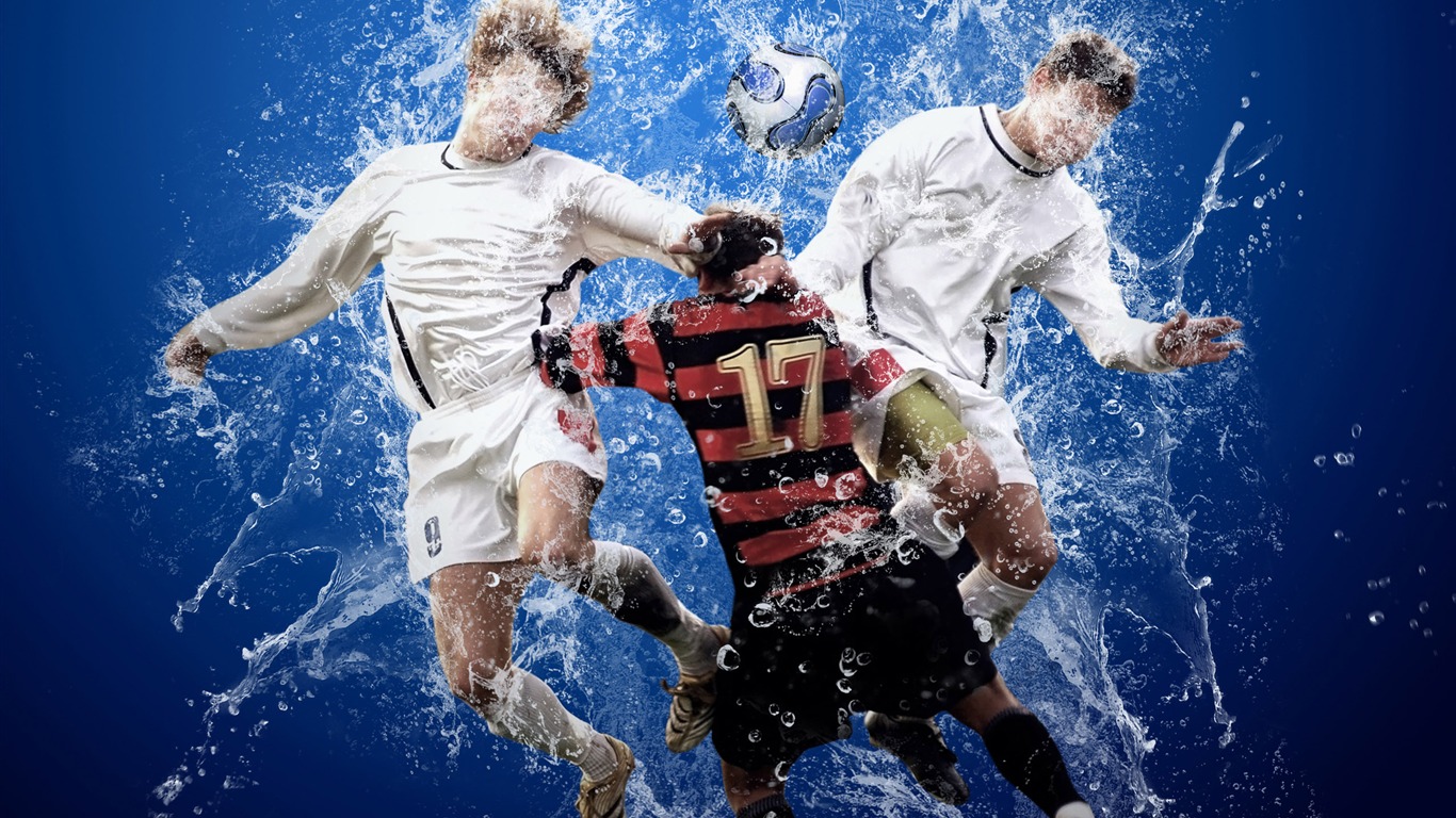 Super fotbal foto tapetu (2) #2 - 1366x768