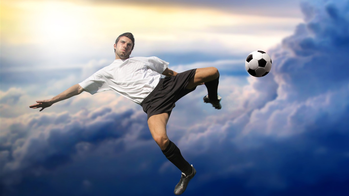 Super fotbal foto tapetu (2) #13 - 1366x768