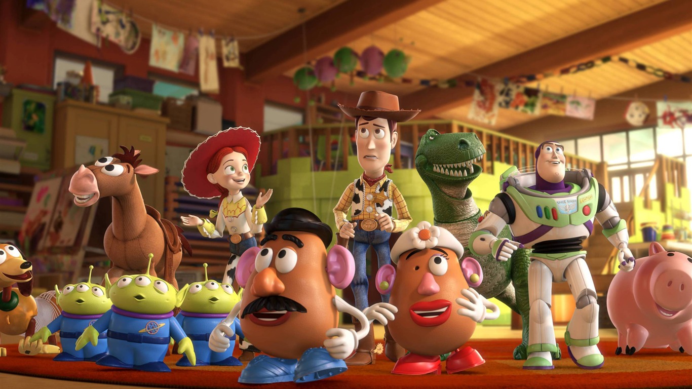 Toy Story 3 HD tapetu #4 - 1366x768