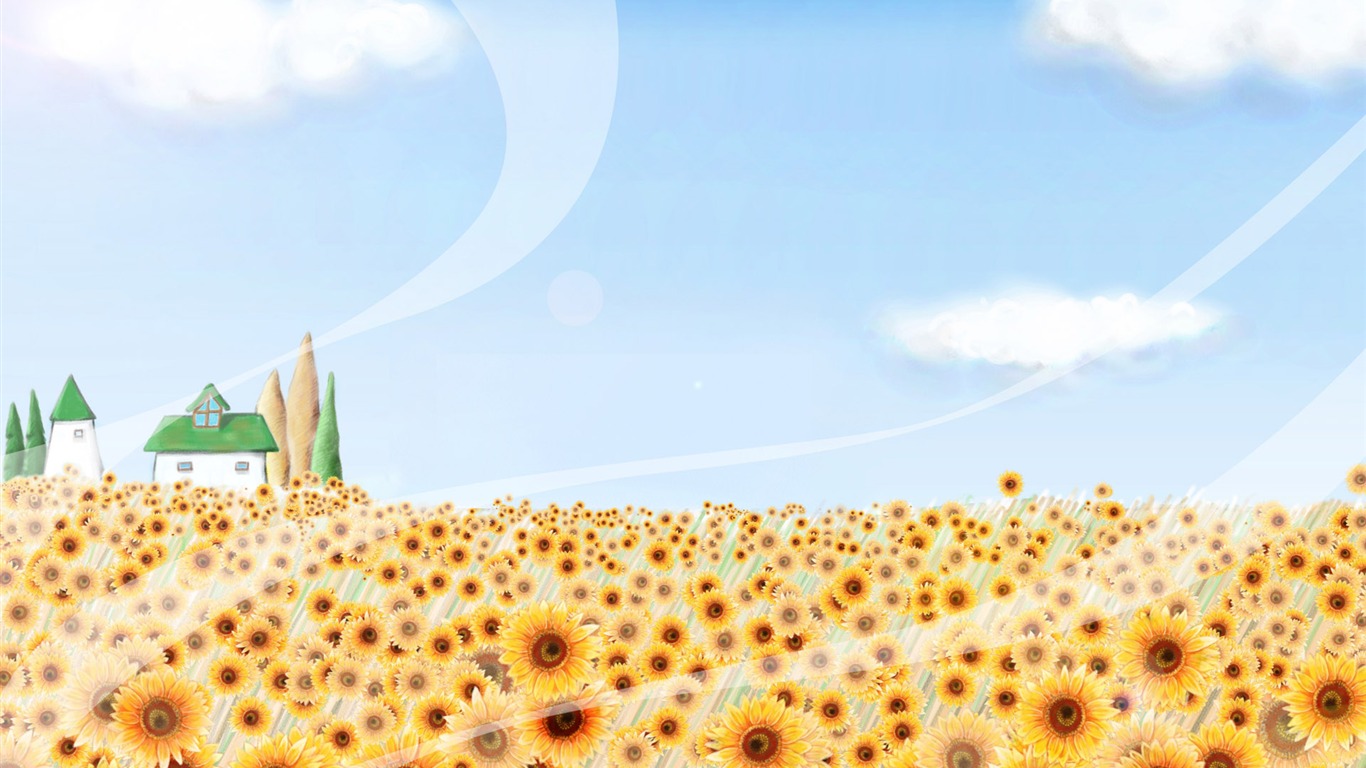 超大卡通 壁紙(四) #1 - 1366x768