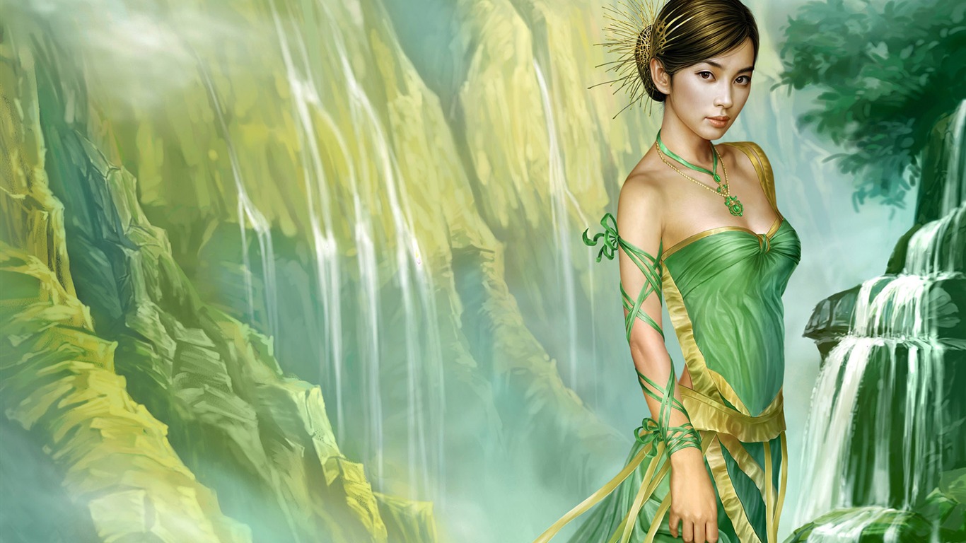 TangYuehui CG作品 高清壁紙 #1 - 1366x768