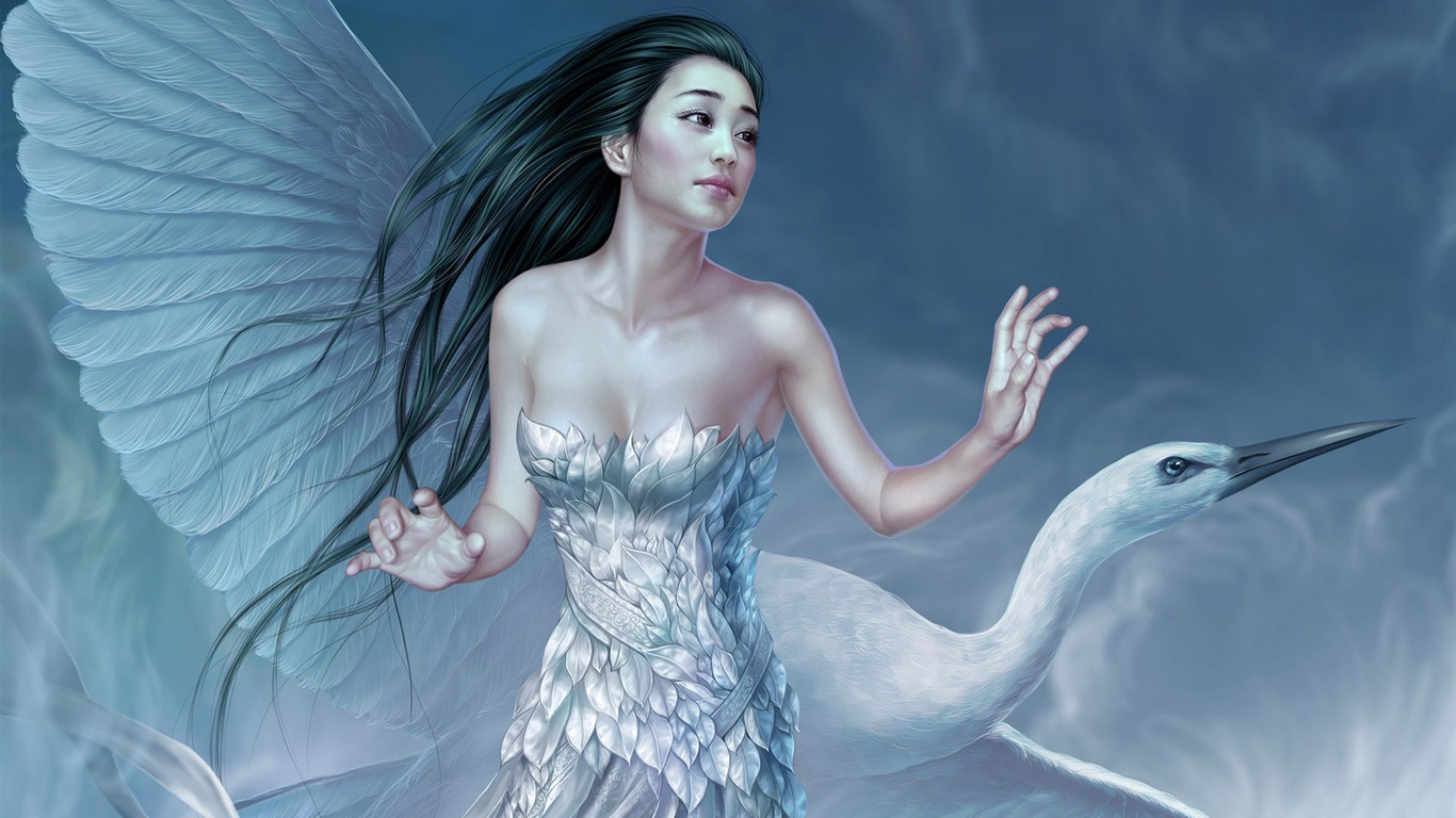 TangYuehui CG HD Tapety práce #21 - 1366x768
