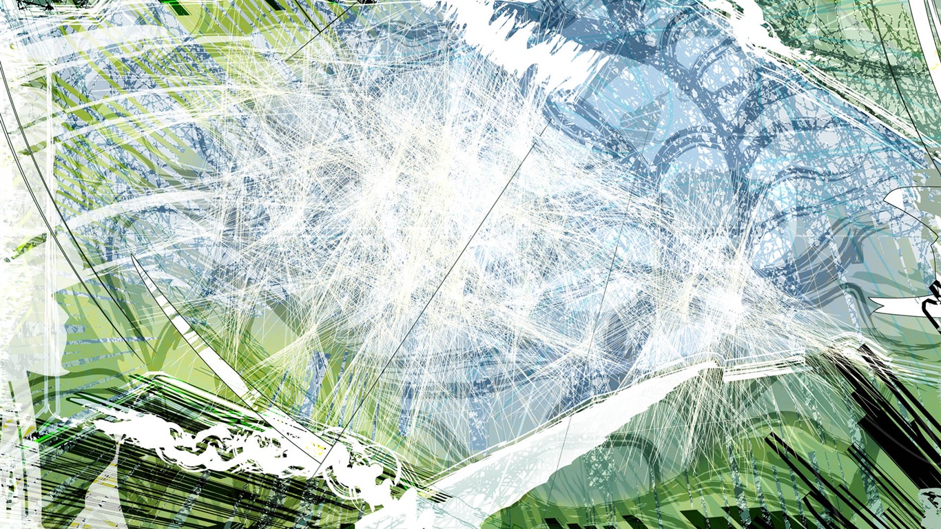 炫彩雜亂背景 壁紙(二) #2 - 1366x768