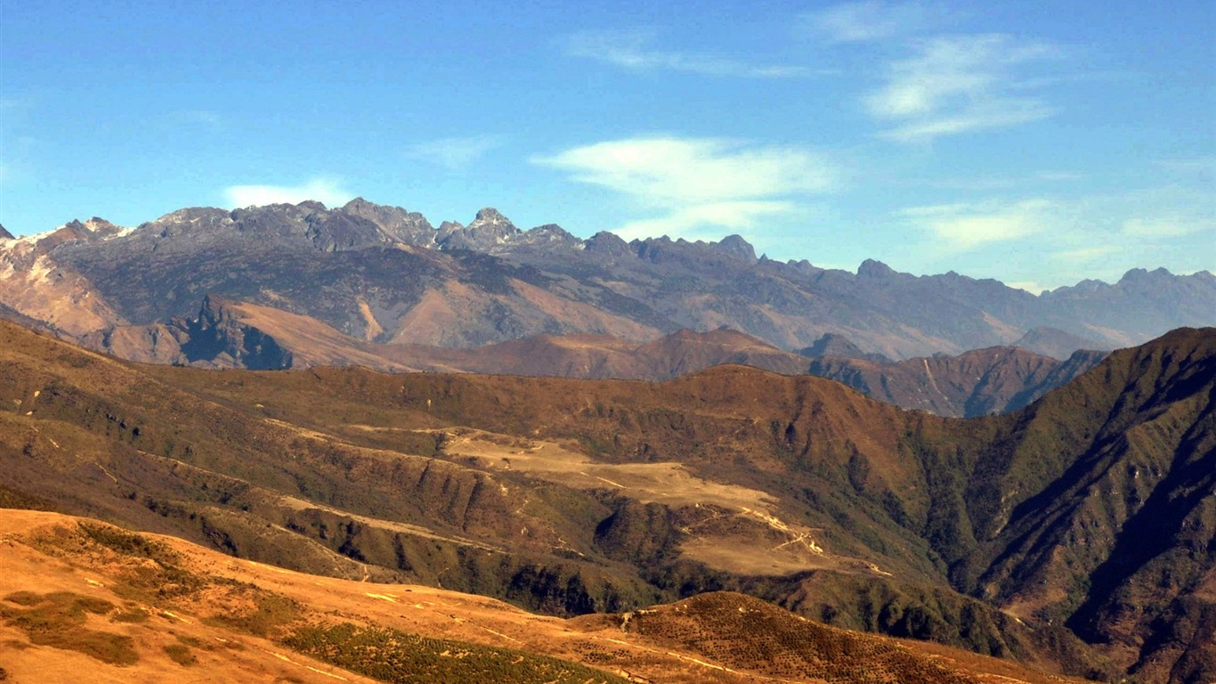 Daliangshan scenery (1) (old Hong OK works) #5 - 1366x768