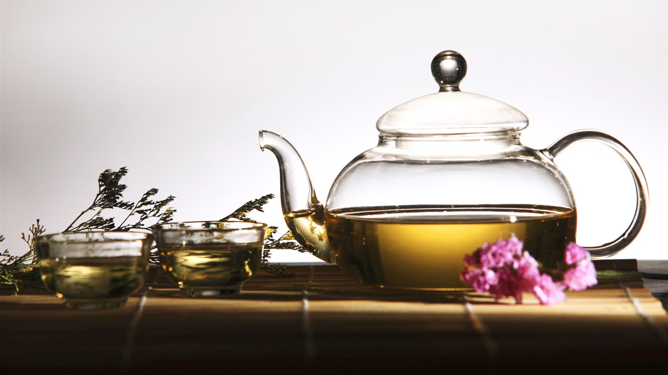 Tea photo wallpaper (2) #5 - 1366x768