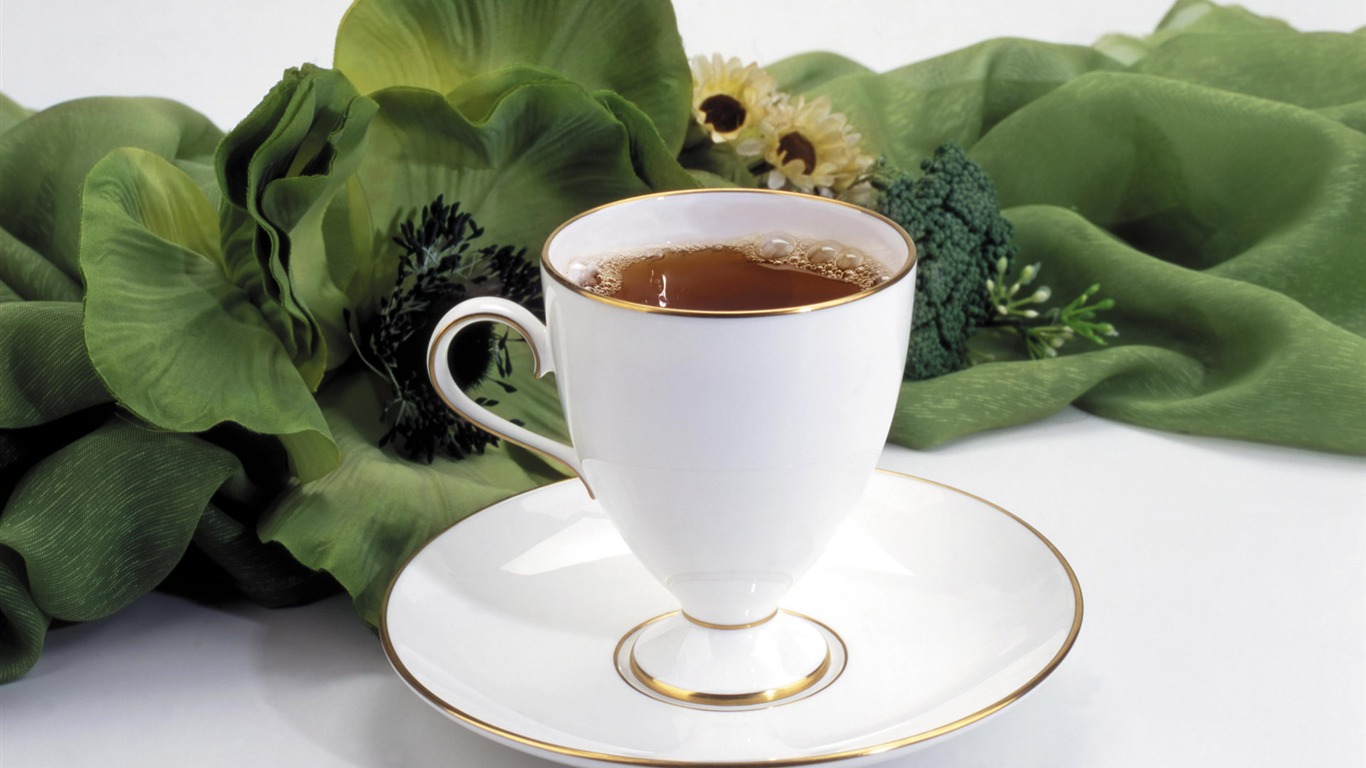 Tea photo wallpaper (2) #14 - 1366x768