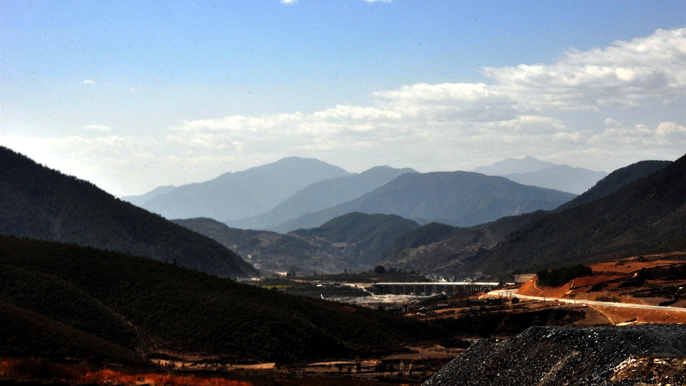 Daliangshan Krajina (2) (starý Hong OK práce) #6 - 1366x768