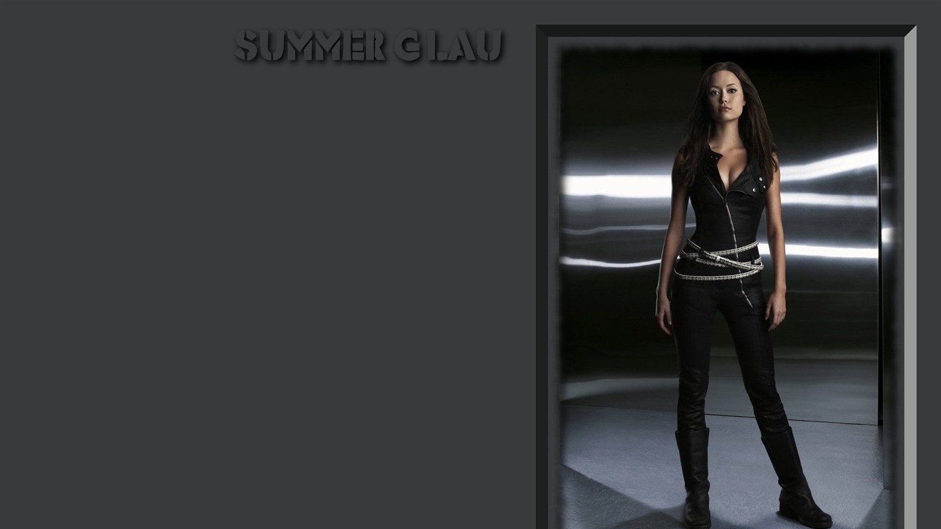 Summer Glau 薩摩·格拉 美女壁紙 #3 - 1366x768