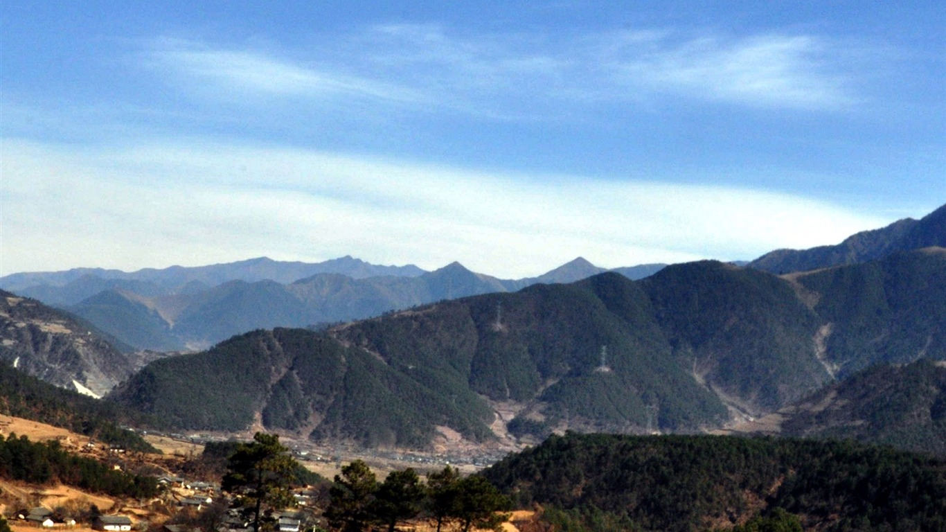 Daliangshan scenery (3) (old Hong OK works) #13 - 1366x768