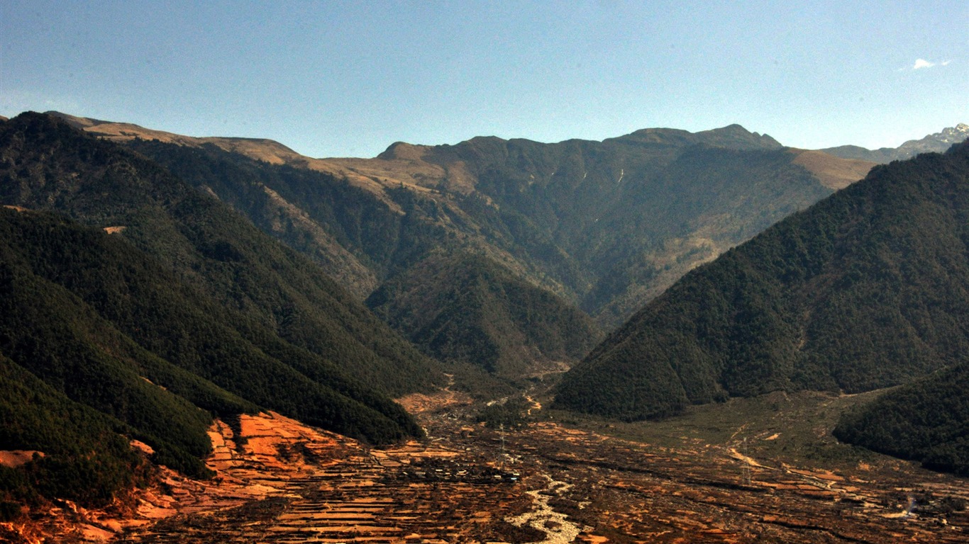 Daliangshan Krajina (3) (starý Hong OK práce) #14 - 1366x768