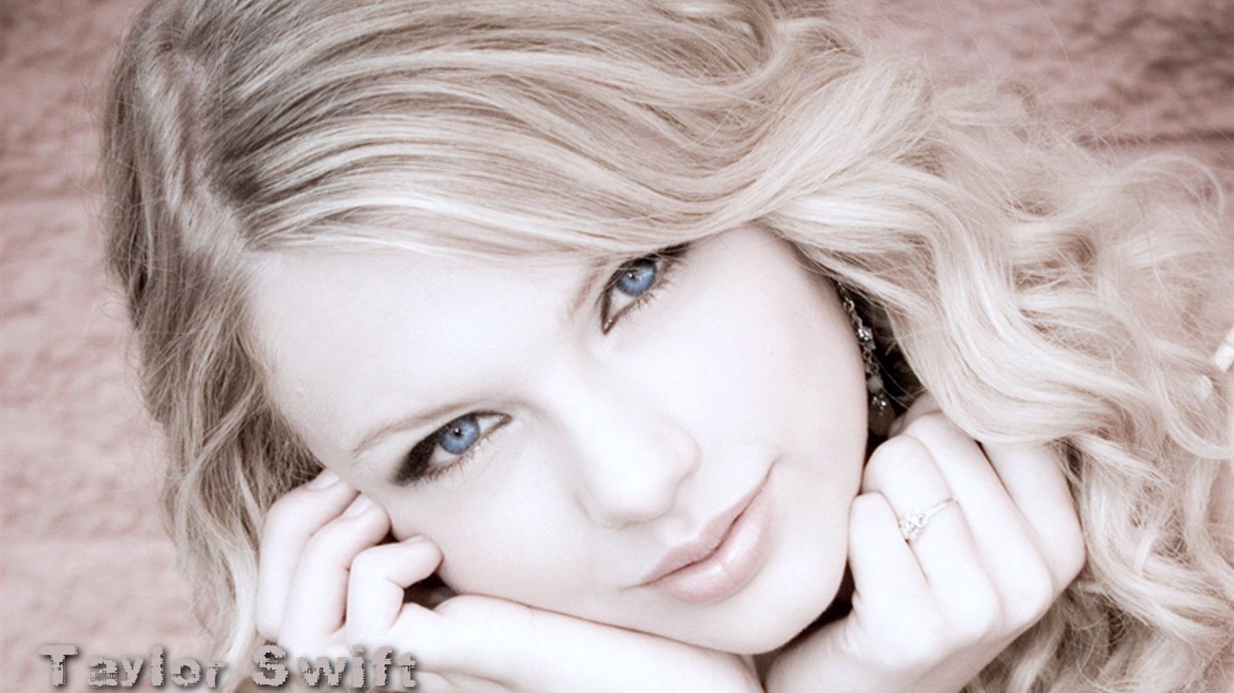Taylor Swift krásnou tapetu #3 - 1366x768