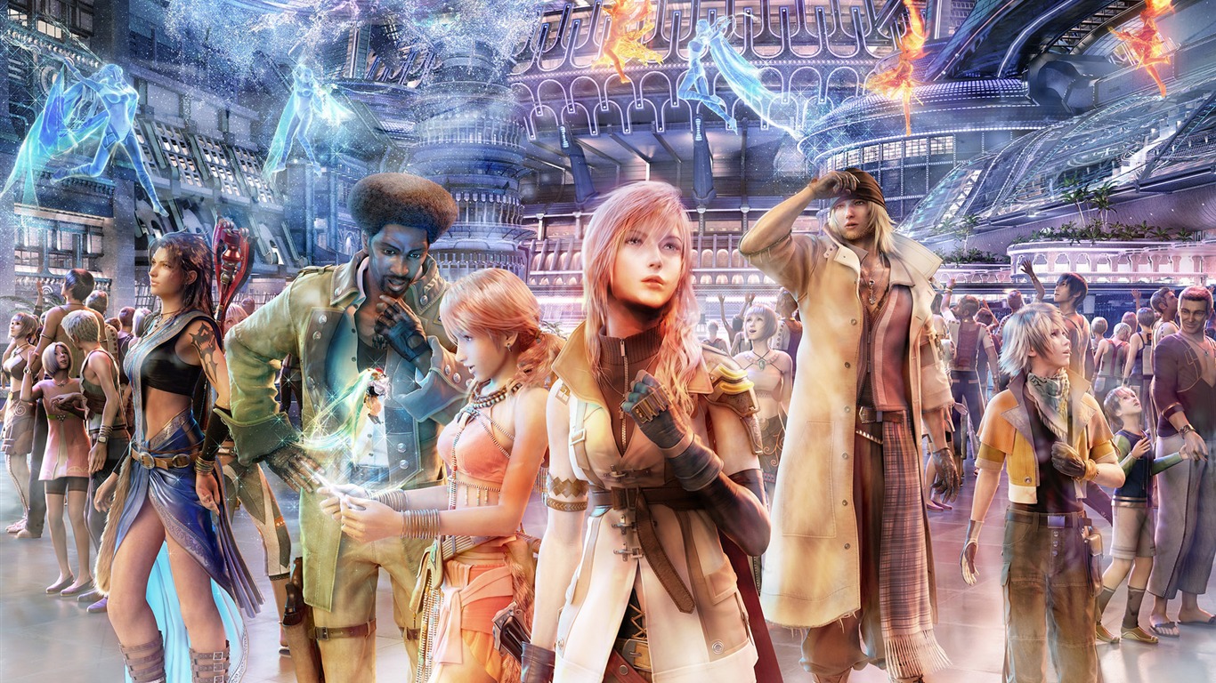 Final Fantasy wallpaper album (4) #1 - 1366x768