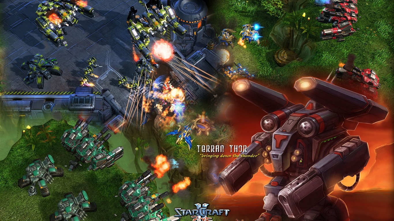 StarCraft 2 星際爭霸 2 高清壁紙 #17 - 1366x768