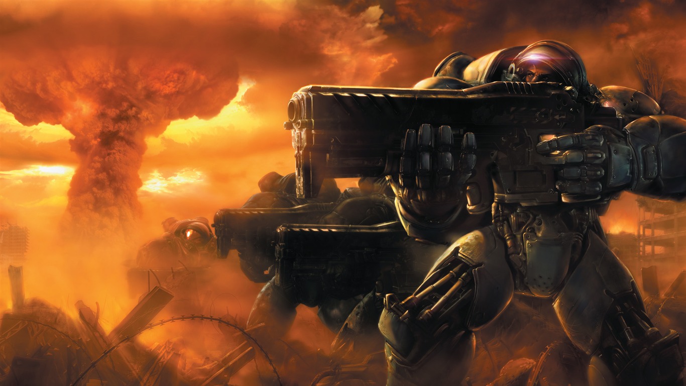 StarCraft 2 HD papel tapiz #32 - 1366x768