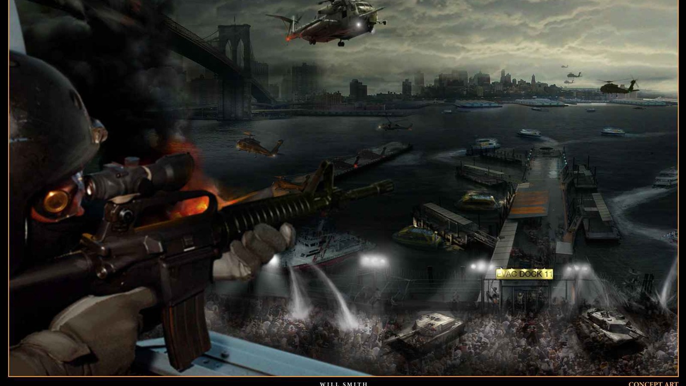 I Am Legend HD tapetu #22 - 1366x768