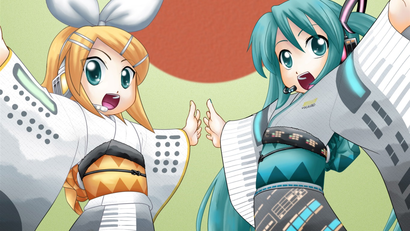 初音未來系列 壁紙(一) #3 - 1366x768