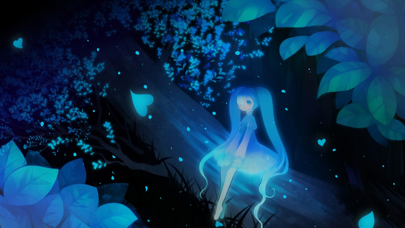 初音未來系列 壁紙(一) #4 - 1366x768