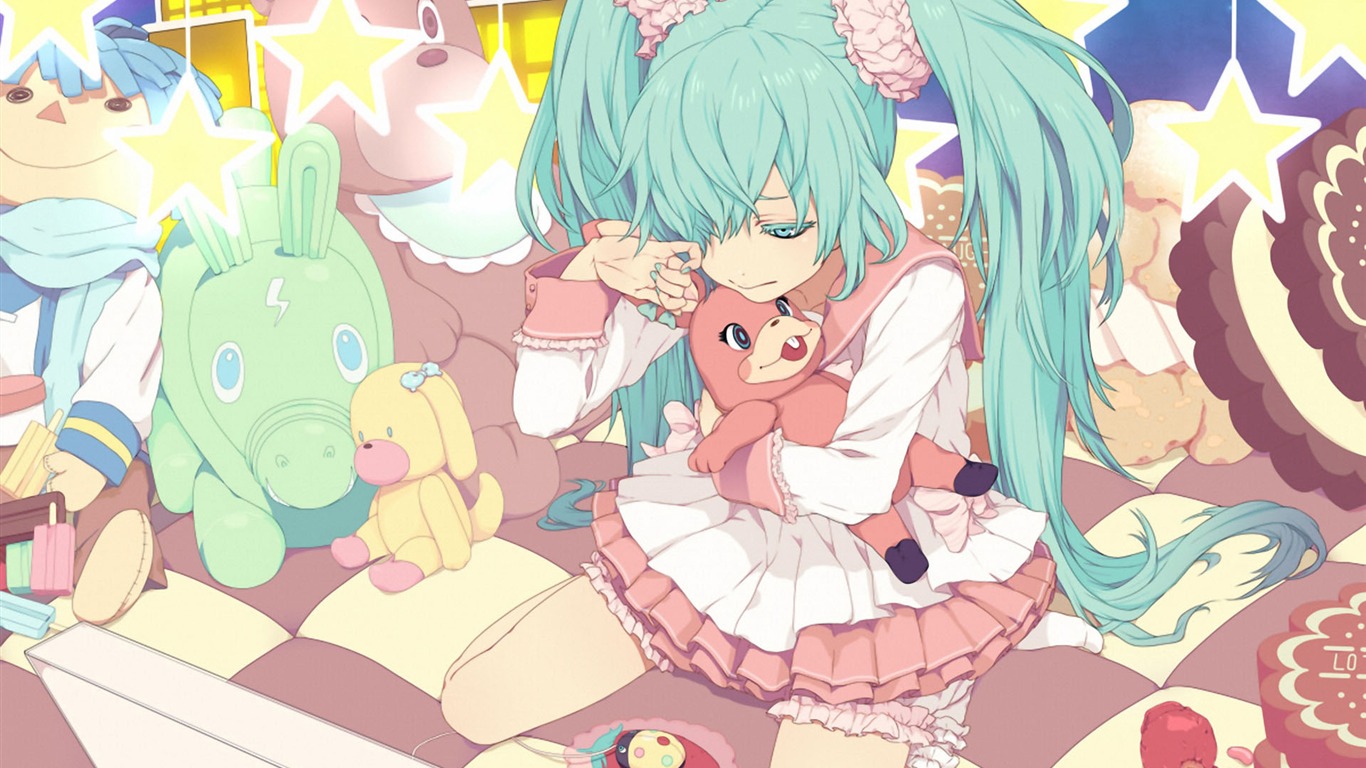 Hatsune další sérii tapety (1) #7 - 1366x768