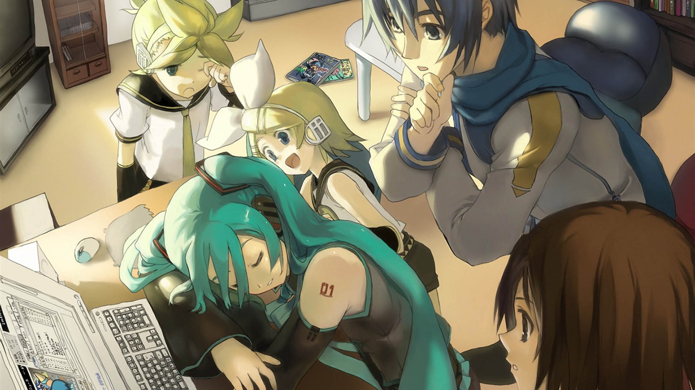 Hatsune další sérii tapety (1) #10 - 1366x768
