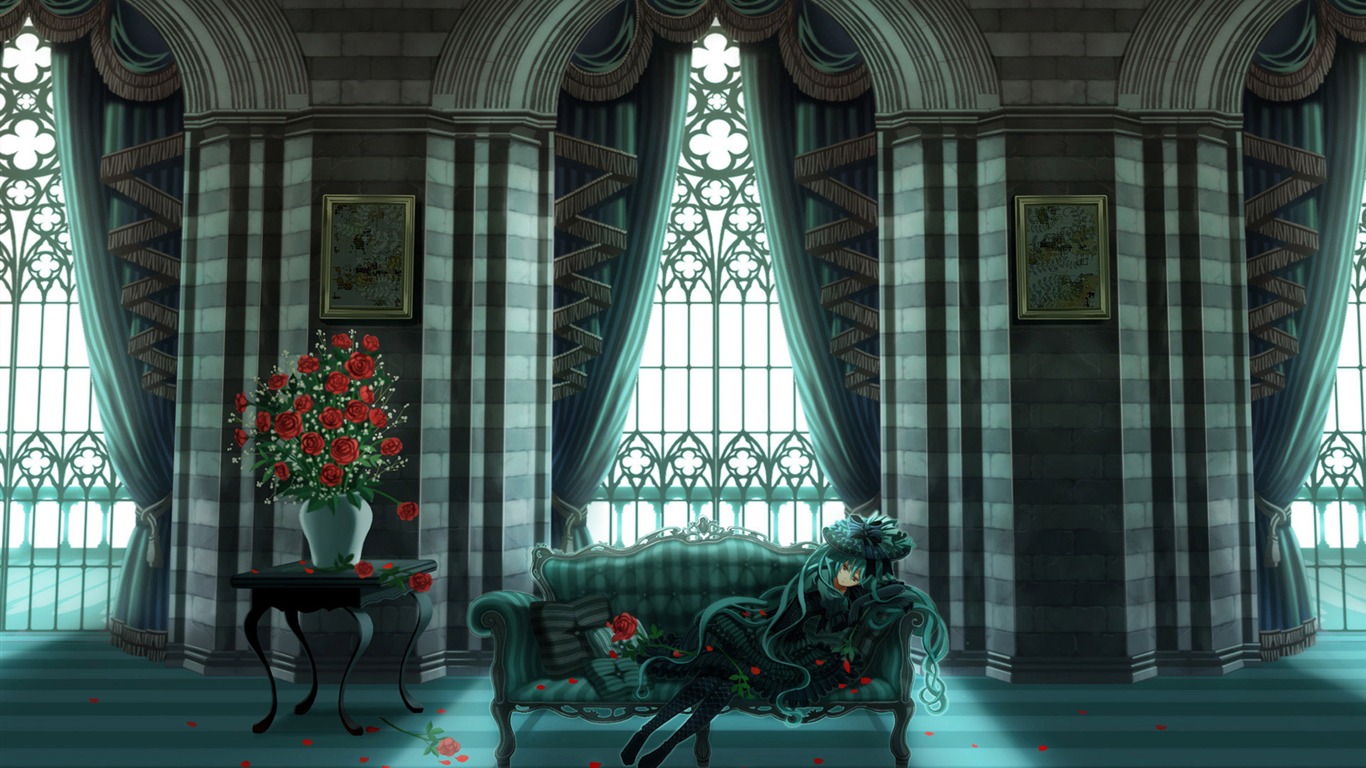 初音未來系列 壁紙(一) #16 - 1366x768