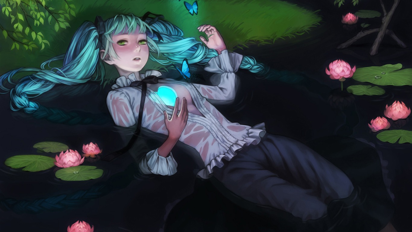 Hatsune fondos de escritorio de próxima serie (2) #15 - 1366x768