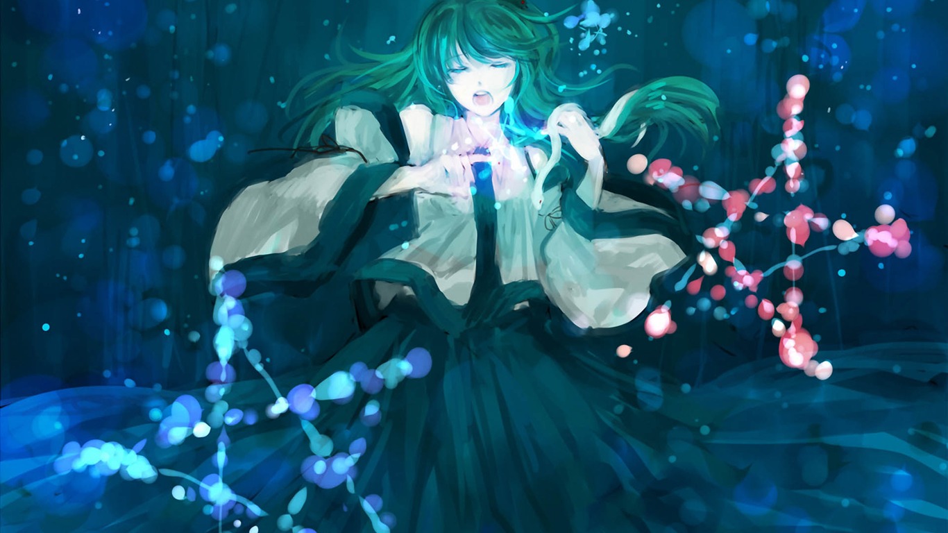 初音未来系列 壁纸(二)16 - 1366x768