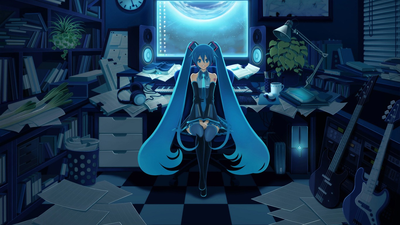 Hatsune next series wallpaper (2) #19 - 1366x768