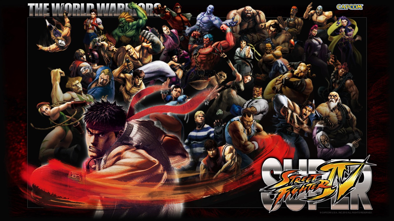 Super Street Fighter 4 Fondos de pantalla HD #2 - 1366x768