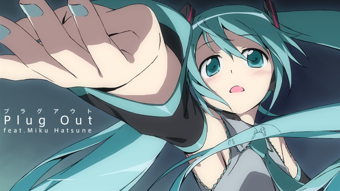 初音未來系列 壁紙(三) #12 - 1366x768