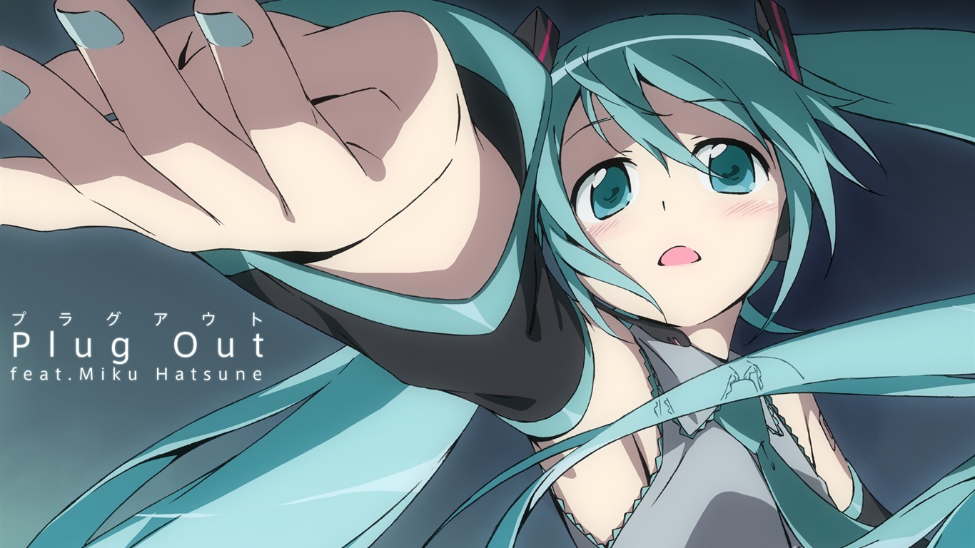 Fond d'écran Hatsune prochaine série (3) #12 - 1366x768