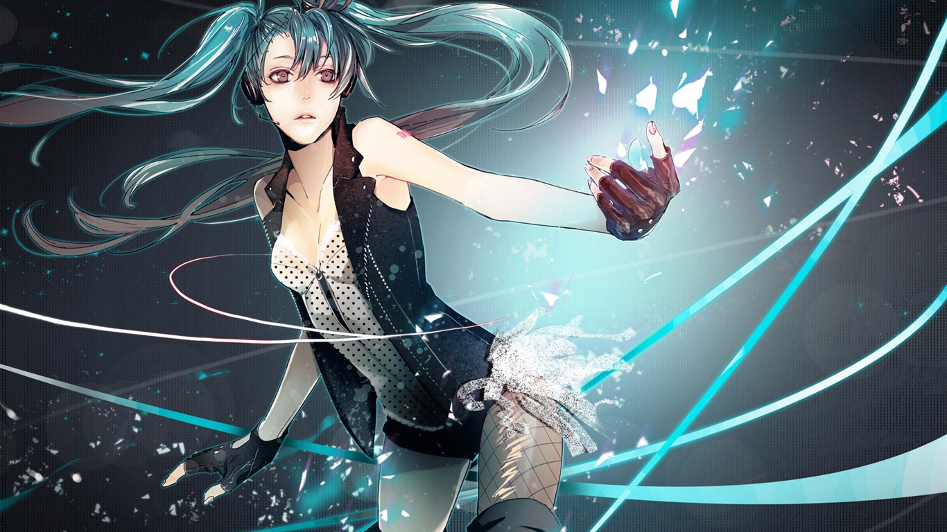 Hatsune next series wallpaper (3) #20 - 1366x768
