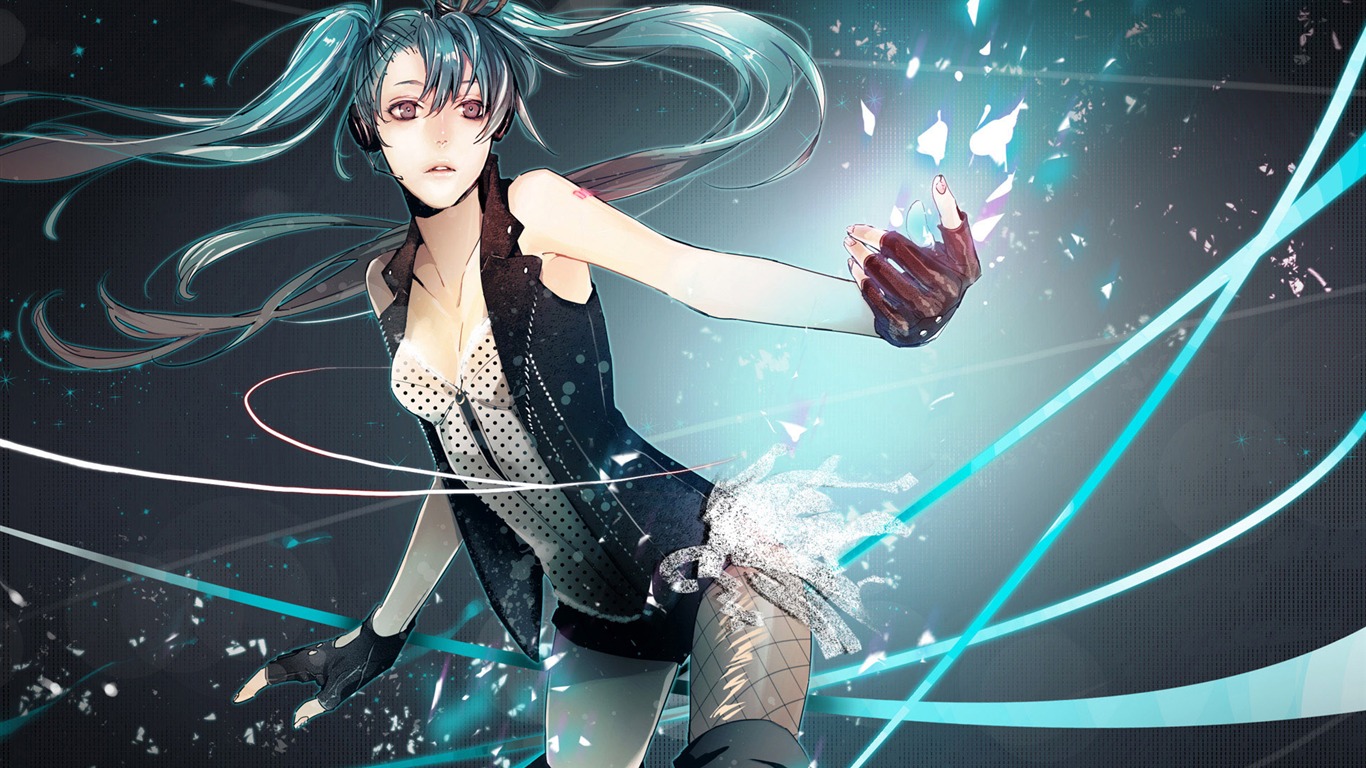 Hatsune fondos de escritorio de próxima serie (3) #20 - 1366x768