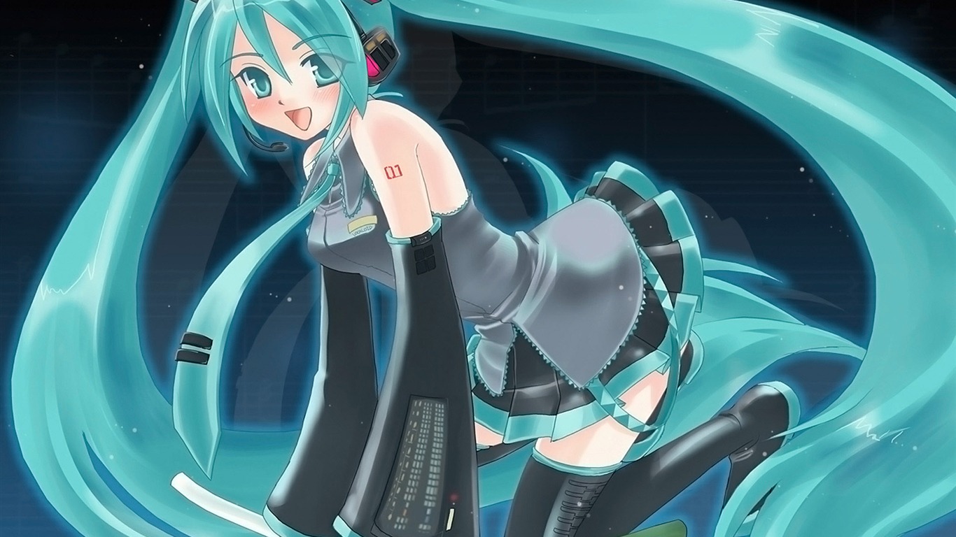 Hatsune další sérii tapety (4) #4 - 1366x768