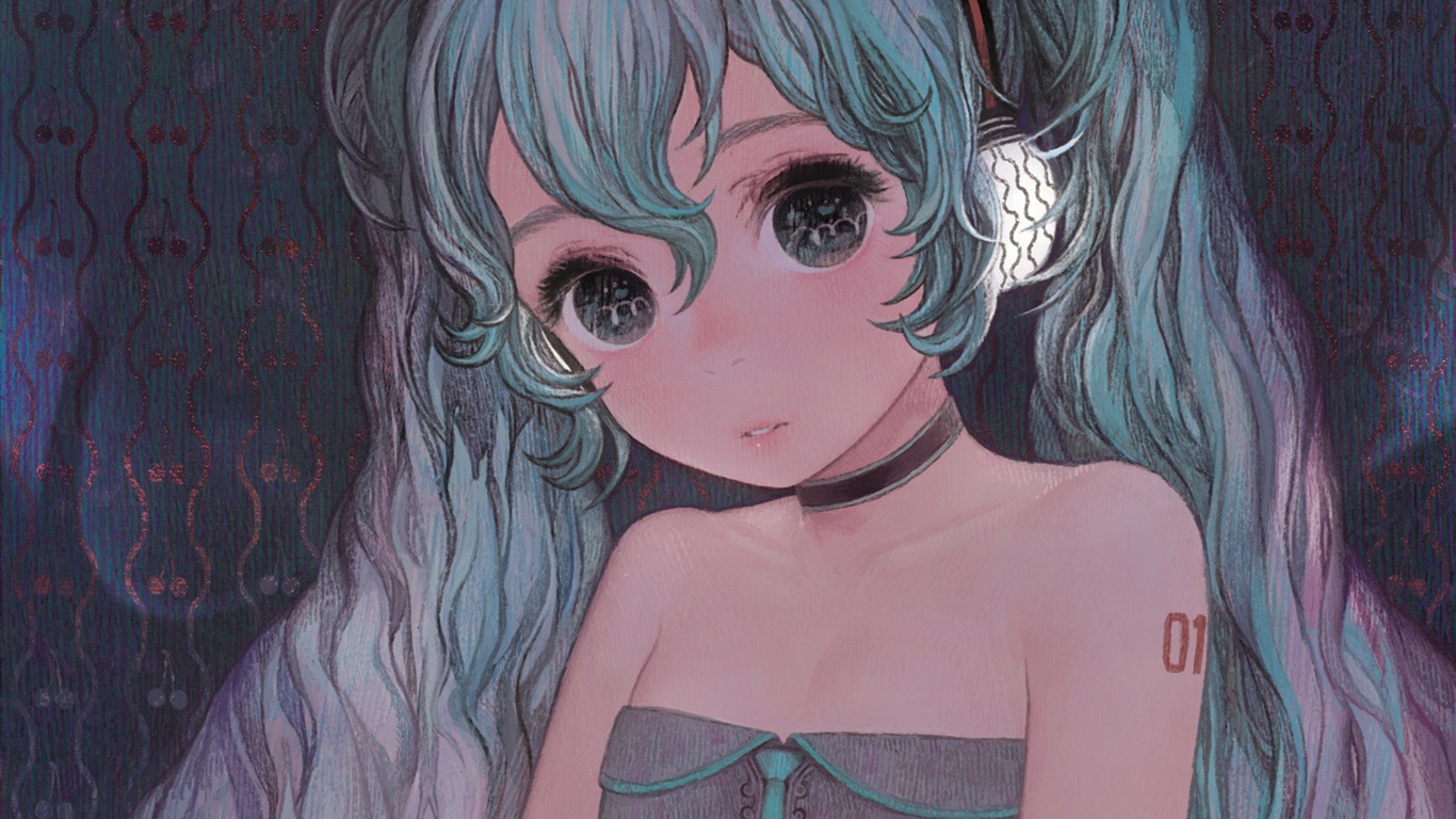 Hatsune další sérii tapety (4) #6 - 1366x768