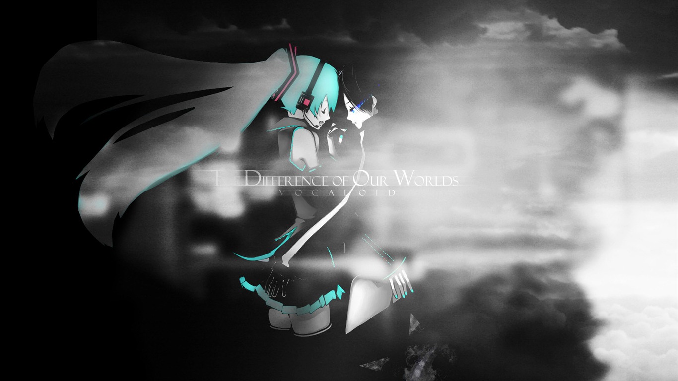 Hatsune next series wallpaper (4) #7 - 1366x768