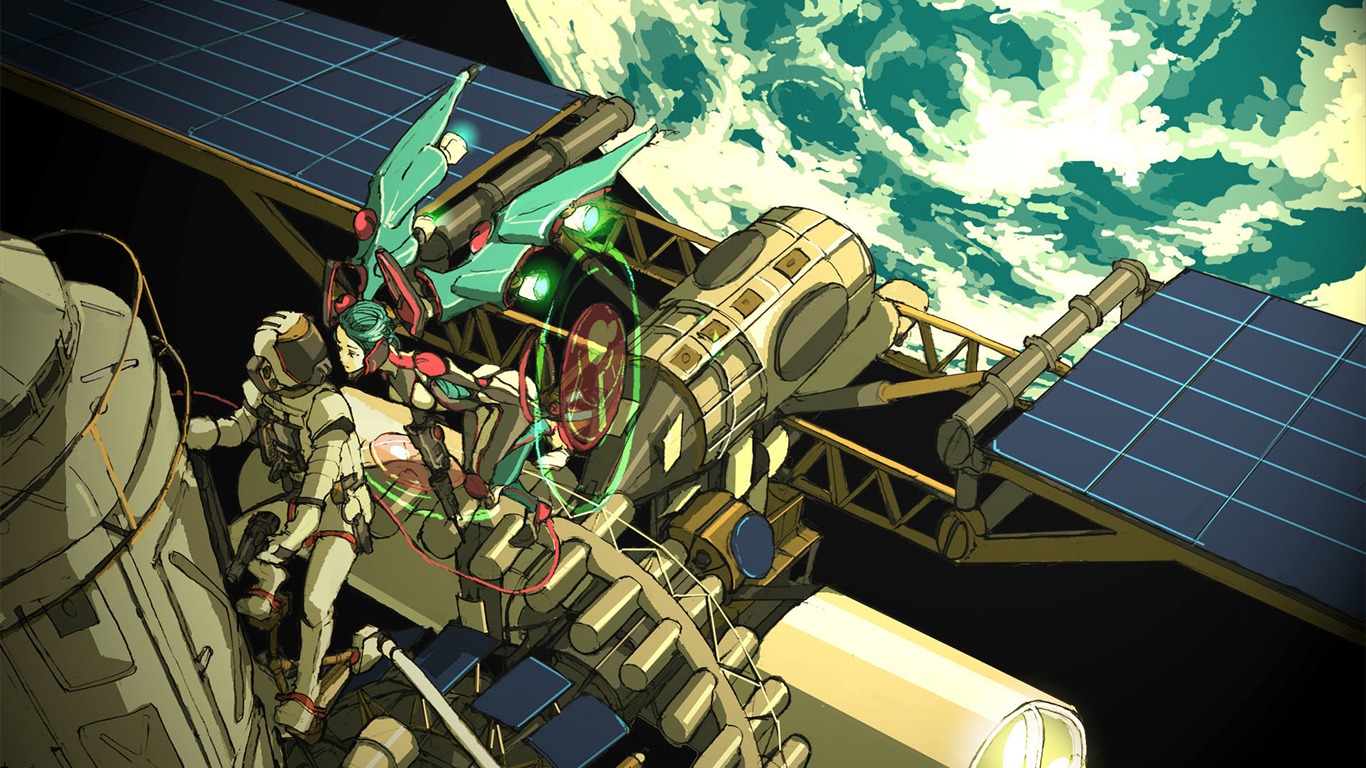 初音未來系列 壁紙(四) #8 - 1366x768