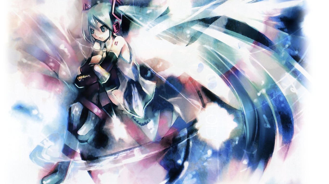 Hatsune fondos de escritorio de próxima serie (4) #17 - 1366x768