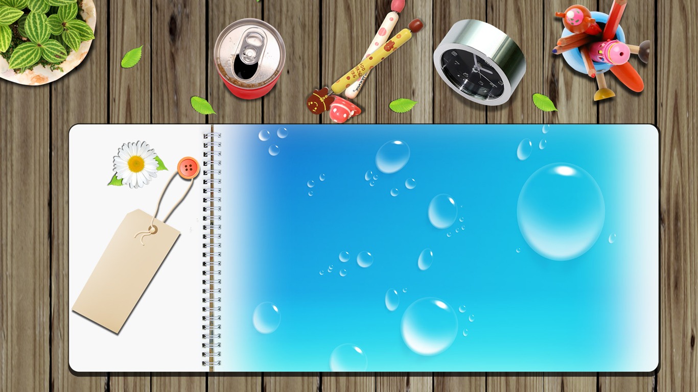 合成繽紛桌面 壁紙(四) #14 - 1366x768