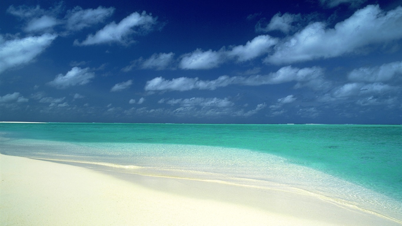 Beach Landschaft Wallpaper (1) #3 - 1366x768