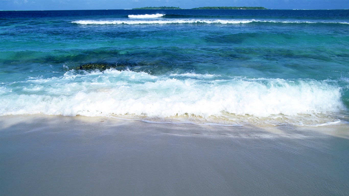 Beach Krajina tapety (1) #5 - 1366x768