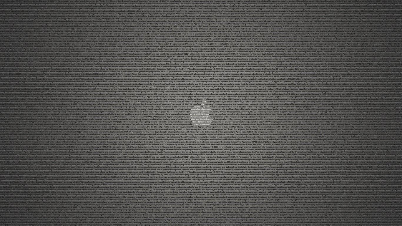 album Apple wallpaper thème (19) #16 - 1366x768