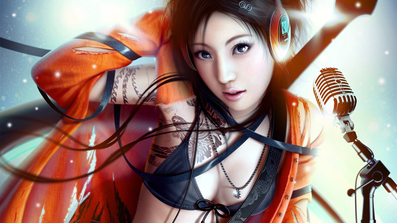 非主流寬屏壁紙 #8 - 1366x768