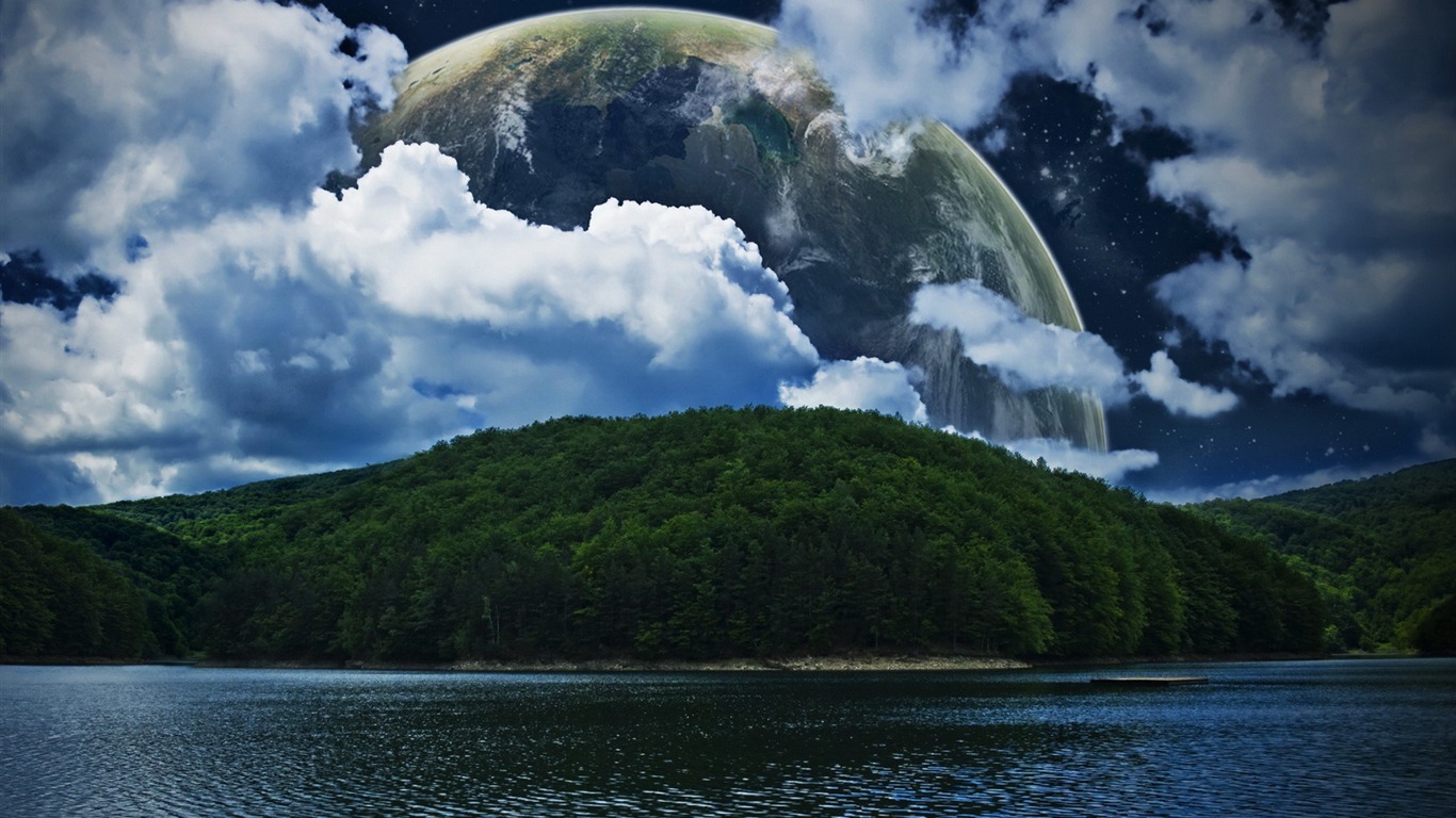 非主流寬屏壁紙 #40 - 1366x768