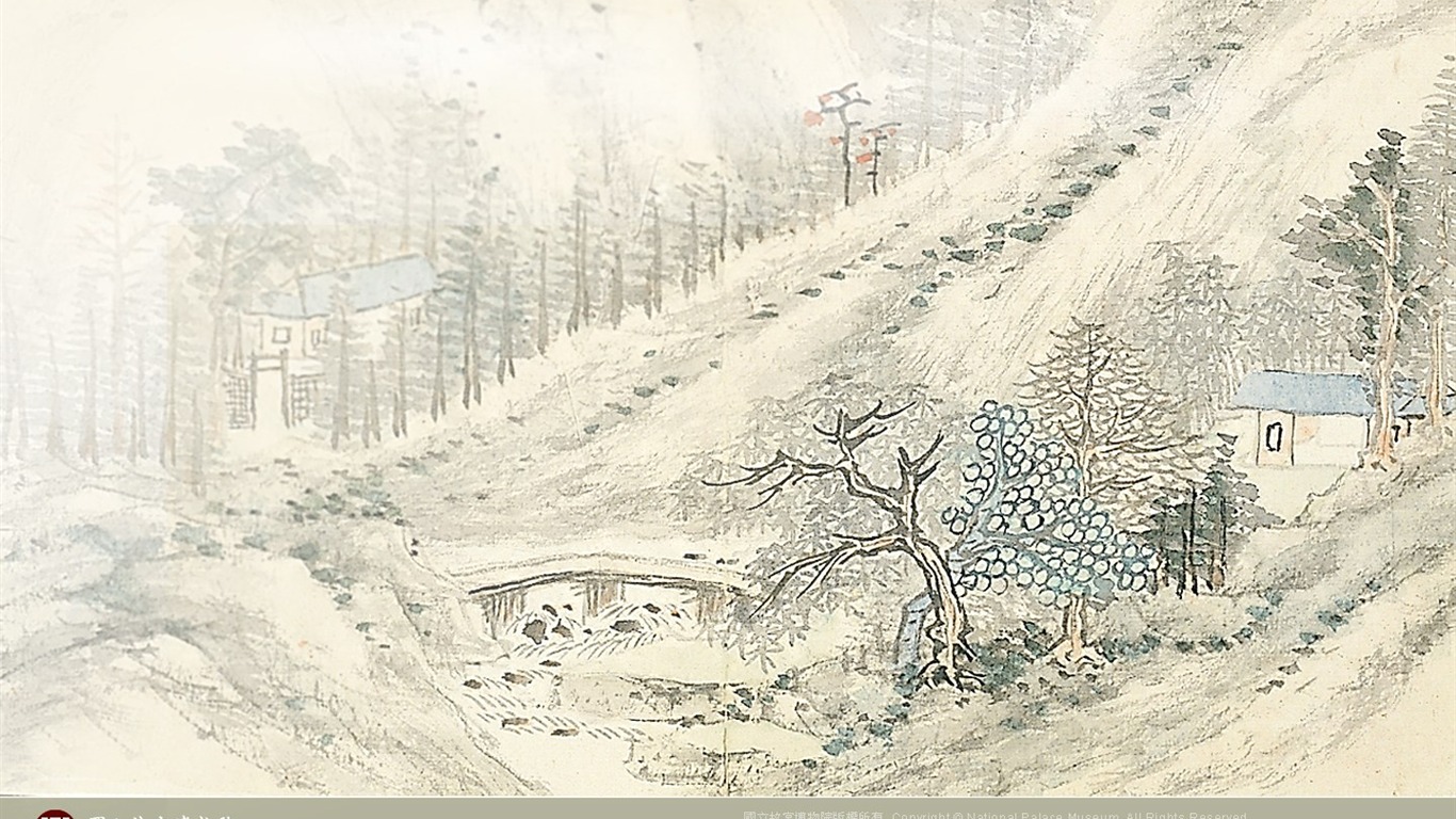 台北故宮博物院 文物展壁紙(一) #7 - 1366x768