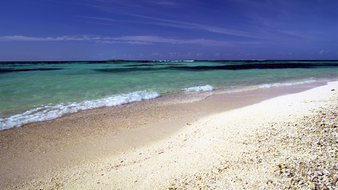 Beach Krajina tapety (2) #3 - 1366x768
